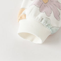 Dave&Bella Toddler Girls/Boys  Outdoor Cute Print Long Sleeve Hooded Top Pant Suits