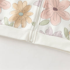 Dave&Bella Toddler Girls/Boys  Outdoor Cute Print Long Sleeve Hooded Top Pant Suits