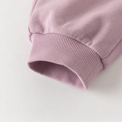 Dave&Bella Toddler Girls/Boys  Outdoor Cute Print Long Sleeve Hooded Top Pant Suits