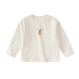 Dave&Bella Toddler Girls/Boys Beige/Pink/Blue Cute Cotton Soft T-Shirts