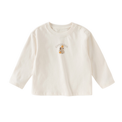 Dave&Bella Toddler Girls/Boys Beige/Pink/Blue Cute Cotton Soft T-Shirts