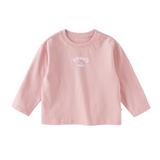 Dave&Bella Toddler Girls/Boys Beige/Pink/Blue Cute Cotton Soft T-Shirts