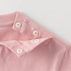 Dave&Bella Toddler Girls/Boys Beige/Pink/Blue Cute Cotton Soft T-Shirts