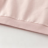 Dave&Bella Toddler Boys/Girls Blue/Light Pink Casual Loose Sweatshirt Tops