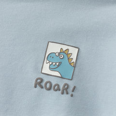 Dave&Bella Toddler Boys/Girls Blue/Light Pink Casual Loose Sweatshirt Tops