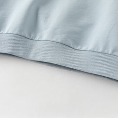 Dave&Bella Toddler Boys/Girls Blue/Light Pink Casual Loose Sweatshirt Tops