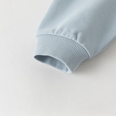 Dave&Bella Toddler Boys/Girls Blue/Light Pink Casual Loose Sweatshirt Tops