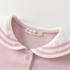 Dave&Bella Toddler Girls Sweet Pink Naval Collar Sleeveless Tank Tops