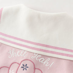 Dave&Bella Toddler Girls Sweet Pink Naval Collar Sleeveless Tank Tops