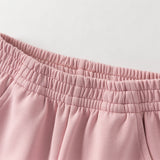 Dave&Bella Toddler Girls/Boys Grey/Pink Loose Adjustable-waistband Sweatpants