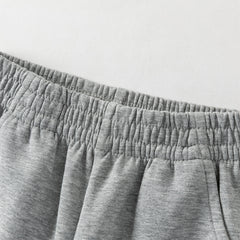 Dave&Bella Toddler Girls/Boys Grey/Pink Loose Adjustable-waistband Sweatpants