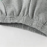 Dave&Bella Toddler Girls/Boys Grey/Pink Loose Adjustable-waistband Sweatpants