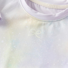 Dave&Bella Toddler Girls Purple Lightweight Long Sleeve A-line T-shirt Tops