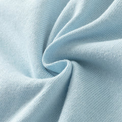 Dave&Belle Toddler Boys Gentle Blue V-neck Cotton Soft Sweater Cardigans Tops