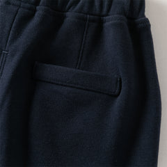 Dave&Bella Toddler Boys Blue Long Sleeve Gentlemen Fake-two-piece Top Pant Suits