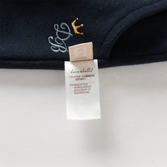 Dave&Bella Toddler Boys Blue Long Sleeve Gentlemen Fake-two-piece Top Pant Suits