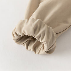 Dave&Bella Toddler Boys Casual Khaki Outwear Hooded Long Sleeve Versatile Jackets