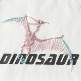 Dave&Bella Toddler Boys Purple/Blue Dinosaur Long Sleeve Lightweight Cotton T-shirt Tops