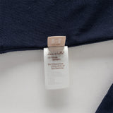 Dave&Bella Toddler Boys Navy Blue Formal Long Sleeve Cotton Polos