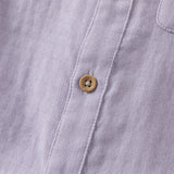 Dave&Bella Toddler Boys Apricot/Purple Long Sleeve Formal Breathable Cotton Shirts