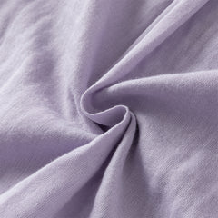 Dave&Bella Toddler Boys Purple/Apricot Long Sleeve Formal Breathable Cotton Shirt Tops