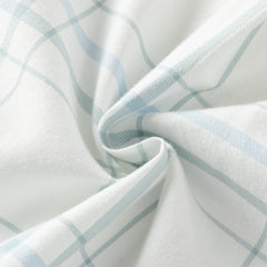 Dave&Bella Toddler Boys Green Plaid Playful Dinosaur Long Sleeve Soft Cotton Shirts