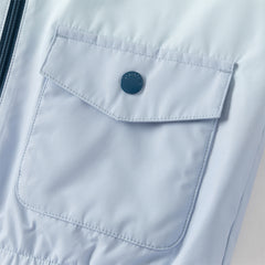 Dave&Bella Toddler Boys Cool Blue Outwear Hooded Casual Jackets