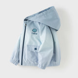 Dave&Bella Toddler Boys Cool Blue Outwear Hooded Casual Jackets