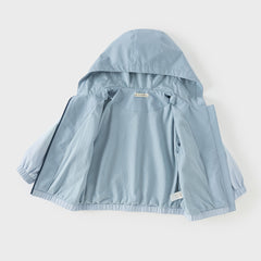 Dave&Bella Toddler Boys Cool Blue Outwear Hooded Casual Jackets