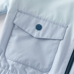 Dave&Bella Toddler Boys Cool Blue Outwear Hooded Casual Jackets