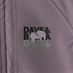 Dave&Bella Kids Boys Purple Yellow Outdoor Waterproof Hooded Lightweight Jackets