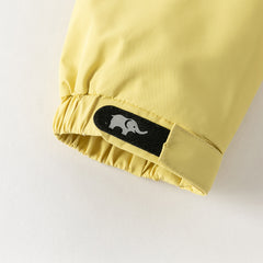 Dave&Bella Kids Boys Purple Yellow Outdoor Waterproof Hooded Lightweight Jackets