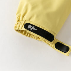 Dave&Bella Kids Boys Purple Yellow Outdoor Waterproof Hooded Lightweight Jackets