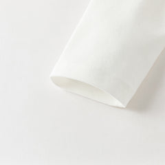 Dave&Bella Toddler Boys White V-neck Comfortable T-shirt Tops