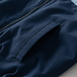 Dave&Bella Toddler Boys Playful Navy Blue Comfortable Jackets