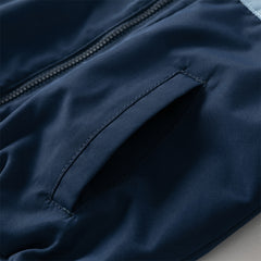 Dave&Bella Toddler Boys Playful Navy Blue Comfortable Jackets