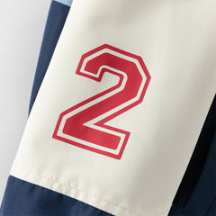 Dave&Bella Toddler Boys Playful Navy Blue Comfortable Jackets