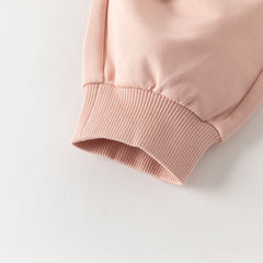 Dave&Bella Toddler Girls/Boys Grey Pink/Light Grey Loose Casual Pants