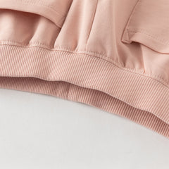 Dave&Bella Toddler Girls/Boys Grey Pink/Light Grey Loose Casual Pants