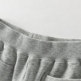 Dave&Bella Toddler Girls/Boys Grey Pink/Light Grey Loose Casual Pants