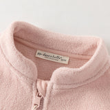 Dave&Bella Toddler Girls/Boys Pink/Blue Turtle Long Sleeve Outwear Soft Fleece Jackets