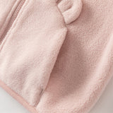 Dave&Bella Toddler Girls/Boys Pink/Blue Turtle Long Sleeve Outwear Soft Fleece Jackets