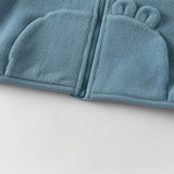 Dave&Bella Toddler Girls/Boys Pink/Blue Turtle Long Sleeve Outwear Soft Fleece Jackets