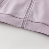 Dave&Bella Toddler Girls Cute Bear Grey Purple Casual Top Pant Suits