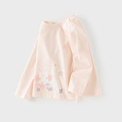 Dave&Bella Toddler Girls/Boys Playful Print Lightweight Cotton T-shirt Tops