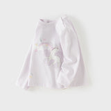 Dave&Bella Toddler Girls/Boys Playful Print Lightweight Cotton T-shirt Tops