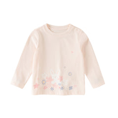 Dave&Bella Toddler Girls/Boys Playful Print Lightweight Cotton T-shirt Tops