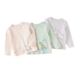 Dave&Bella Toddler Girls/Boys Playful Print Lightweight Cotton T-shirt Tops