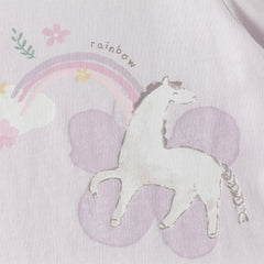 Dave&Bella Toddler Girls/Boys Playful Print Lightweight Cotton T-shirt Tops