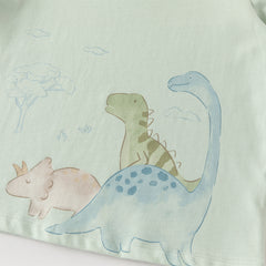 Dave&Bella Toddler Girls/Boys Playful Print Lightweight Cotton T-shirt Tops